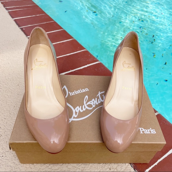 Louboutin Nude Heels - Picture 2 of 10